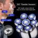 5 in 1 Electric Head Shaver for Bald Men - Waterproof Men's Grooming Kit with Clippers Nose Trimmer & Brush - Buy Online on GoSupps.com