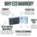Eco Warrior Charcoal Clear Skin Soap Bar - Vegan Cruelty Free No SLS or Parabens Whole Body Soap Moisturising Charcoal Grapeseed and Anti Bacterial Tea Tree Essential Oil Eco Friendly Soap 100g - Buy Online on GoSupps.com