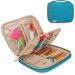 YARWO Crochet Hook Case - Teal Travel Organizer for Crochet Hooks and Knitting Needles | Bag Only Patented Design - Buy Online on GoSupps.com