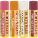 Buy Burt's Bees 100% Natural Moisturizing Lip Balm - Superfruit Flavors: Pink Grapefruit Mango Coconut & Pear Pomegranate - 4 Tubes | International Shipping Available - Buy Online on GoSupps.com