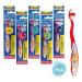 Kali Dreams Blippi Toothbrush Set with 3 Toothbrushes and Floss - Blippi 3pk Floss Included - Buy Online on GoSupps.com
