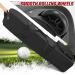 DAREKUKU 50 Inch Soft Golf Travel Bag - Heavy Duty 900D Polyester Oxford, Wear Resistant, Extra Storage Pocket, Upgraded Rubber Wheels - Black - Buy Online on GoSupps.com