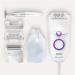 Braun Silk- pil 5 Power Epilator For Hair Removal with Electric Shaver Head & Bikini Trimmer Corded Epilator with 28 Tweezers Gifts for Women 5-825 White/Purple SE 5-825 - Buy Online on GoSupps.com