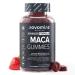 Novomins Gummies Racine de Maca 2000mg (Haute Puissance) Suppl ment 100% Peruvien pour Hommes et Femmes L-Arginine Vitamine B12 & B6 60 Gummies Vegan Saveur Fraise Plus Savoureux que les Comp