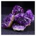 Natural Crystal Rough 90-100g Natural Raw Amethyst Cluster Purple Crystal Cluster Quartz Cluster DIY Jewelry Raw Stone Specimen Home Decoration Crafts Stone Mineral Specimen