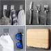 6 Stainless Steel Self-Adhesive Razor Holders - Waterproof Double Hooks for Shower Kitchen Bathroom & Towel Storage - Buy Online on GoSupps.com