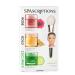 SpaScriptions Rose Gold & Cucumber Gel Face Mask 1.7 Oz Each