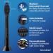 Active Charcoal Medium Toothbrush Heads for Philips Sonicare - HX9058mb Replacement - 8 Pack for Natural Cleaning - Buy Online on GoSupps.com