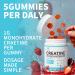 Creatine Monohydrate Gummies 5g for Men & Women-30 Servings Vegan Enhanced Muscle & Energy Boost Focus Chewable Creatine Gmuuies with L-Carnitine+ Vitamin B12/6 Preworkout Supplement - 150 Gummy - Buy Online on GoSupps.com