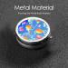 Flying Balloons Portable Metal Pill Box - 3-Compartment Mini Design for Small Pills | Travel Essential - Black - Buy Online on GoSupps.com