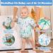 Shop Lictin Baby Bibs Set for 0-24 Months | Waterproof Long Sleeve Bibs (5 Pack) - Best for Mess-Free Mealtime! - Buy Online on GoSupps.com