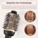 VOCOSTE Hair Dryer Brush | Anti-Frizz Hot Air Brush & Hair Straightener Styler | Volumizer for Wet/Dry Hair - Black - Buy Online on GoSupps.com