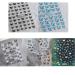 5 Sheets Nails Beauty Multi Styles DIY Salon Butterfly-shape Nail Sticker Nail Art Decorations 5D Nail Art Sticker Self-adhesive Back Glue