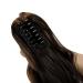 Shop Natural Ombr Pferdeschwanz Extension 18 Inch - Clip-in Wavy Dark Brown & Light Reddish Brown Hair (45.7 cm) for Beautiful Length - Buy Online on GoSupps.com