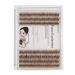 Bodermincer 231 Clusters D Curl Dark Brown Individual Eyelash Extension Fish Tail Cluster Eyelashes Premium Eyelashes Mink Lashes Professional Lash Extension (14mm  Dark Brown) 14mm Dark Brown