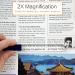 MAGDEPO 2X Bar Magnifier + Mini Stick Magnifier Set for Reading Books, Magazines, and Newspapers - Color Guiding Line for Enhanced Clarity - Buy Online on GoSupps.com