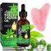 Jamaican Black Castor Oil Black Castor Oil 100% Pure Natural Castor Oil Organic Treatment for Damaged Hair & Dry Skin Cold Pressed Oil for Hair Growth Eyebrows Eyelashes (60ml W/Gua Sha Tools)