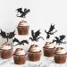 24 Pieces Dragon Theme Cupcake Toppers | Mythical Cake Decorations for Weddings & Parties | Realistic Torte Picks - Buy Online on GoSupps.com
