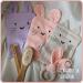 R uberella Muslin Washcloth & Mitt Set - 3 Piece Gift for Birth in Pink Beige Lilac | International Shipping Available - Buy Online on GoSupps.com