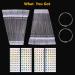 100 Pcs Nail Display Tips with Number Stickers | Transparent Nail Art Pattern Sticks for Practice - Buy Online on GoSupps.com