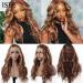 ISEE 24 Ombre 427 Lace Front Wig - 10A Brazilian Body Wave, Pre-Plucked Hairline, 150% Density for Black Women - Buy Online on GoSupps.com