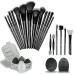 Make-up brush set make-up egg cleaning face peeling hyaluron lips massage mascara eyeliner eyeshadow mask blackheads beauty set black