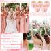 MTLEE Bridesmaid Candles Set - 8 Scented Soy Wax Gifts for Wedding Favors & Bridal Showers | Perfect Proposals & Birthday Gifts (Pink - Buy Online on GoSupps.com