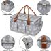 Moteph Extra Large Diaper Caddy & Toy Organizer with Zip-Top Cover - Waterproof Wet/Dry Bag Included | Perfect for Baby Shower - Buy Online on GoSupps.com