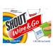 Shout Wipe and Go Instant Stain Remover, for On-the-Go Laundry Stains, 12 Count - Pack of 6 (72 Total Wipes) 12 Count (Pack of 6)