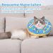Halinuia Donut Halskrause Cat Collar | Adjustable Soft Anti-Bite Protective Collar for Kittens & Puppies - Post-Surgery & Injury Recovery (Blue M) - Buy Online on GoSupps.com