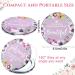 Panelee 10 Pcs Inspirational Compact Mirror Bulk - Double Sided Portable Travel Makeup Mirror - Ideal Gift for Women & Girls - Buy Online on GoSupps.com
