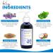 Blue Beautifly Organic Lavender Body Massage Oil | USDA Certified | Super Moisturizing for Body Hair & Nails | Ayurvedic Herbal Blend | 4 fl oz - Buy Online on GoSupps.com
