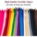40PCS Invisible Nylon Coil Zipper DIY Sewing Craft Tools - 14 inch Mix Color - Buy Online on GoSupps.com