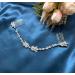 Resweky Bride Wedding Flower Hair Comb Silver Rhinestone Bridal Hair Pieces Bride Hair Side Comb Hair Accessories for Women and Girls - Buy Online on GoSupps.com