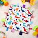 NUOBESTY Baby Security Tag Blanket - Dinosaur Pattern Taggy Blanket for Newborns - Buy Online on GoSupps.com