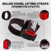 Buy Schiek Lifting Straps with Wrist Protection & Dowel - Red | International Shipping Available - Buy Online on GoSupps.com