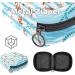 Sanitary Napkin Storage Bag | Menstrual Cup Pouch | Large Capacity Makeup Organizer | Coral Conch Stripe Design | Multi-Colored | Girls Travel Essential - Buy Online on GoSupps.com