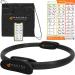 Mantra Sports Pilates Ring Fit Fitness Ring Pelvic floor trainer for women & men pelvic floor training equipment for at home leg press hip trainer leg trainer thigh trainer sports equipment at home black