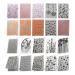 20Pcs Embossing Folders 5.8 x 4.1 Inch Flower Butterfly Plastic Embossing Folder DIY Stencil Decorating Mould Tools Template Paper Card for Making Paper Cards Photo Album Wedding Decoration Scrapbook 20 Pack
