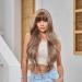 Uevies Brown Ombre Synthetic Wig | 26 Long Corrugated Pony Wig for Women | Naturally Looking Cosplay & Party Hairstyles - Buy Online on GoSupps.com