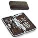 ZENO Nail Clippers Set - 13 Piece | Manicure Set | Toe Nail Care | Nail Clippers For Thick Nails | Professional Grooming Kit Tools Gift for Men Women and Friends