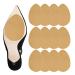 Non Slip Shoe Pads Self-Adhesive Anti Slip Shoe Grips On Bottom of Shoes Heel Noise Reductor Non Slip Stickers for Shoes Odorless Silicone Sole Protector (6Pairs Beige) Beige 6Pairs