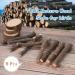 Bird Perches Stand Toy 9 PCS - Natural Wood Bird Cage Branches for Parakeets, Cockatiels, Conures, Macaws - Platform Accessories for Finches, Love Birds - Buy Online on GoSupps.com