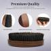 Beard Brush for Men Pure Boar Bristles Pocket Beard Brush Handle Made in Solid Wood With Firm Bristles To Tame and Soften Your Beard Hair For Healthier and Softer Beard (Dark Brown) - Buy Online on GoSupps.com