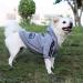 Qicheng & Lys Dog Coat - Cute Cotton Hoodies for Pets | Warm Sweater for Puppies & Cats (A-Gray/Blue XL) - International Shipping - Buy Online on GoSupps.com