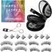 Buy A/a Magnetic Eyelash Set - 3D Reusable False Lashes with 3 Magnets & Pliers | Upgraded Magnetic Eyelash Set for Effortless Glam - Buy Online on GoSupps.com