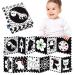SYNARRY Baby Toys  High Contrast Baby Book for Newborn Toys 0-3 Months Baby Cloth Books 0-6 Months Black and White Books for Babies Tummy Time Toys for Babies 0-6 Months Giraffe