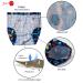 Pack of 6 Toddler Plastic Training Pants for Boys 3T | Potty Training Rubber Pants for Toddlers | Plastic Diaper Covers - Buy Online on GoSupps.com