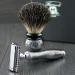 DE Safety Razor & Black Badger Hair Brush - Premium Men's Shaving Set with Antique Design - Buy Online on GoSupps.com