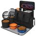 Pet bag approved by airlines weekend dog ice set for dogs and cats a carrying organizer approved by airlines with multifunctional bags black